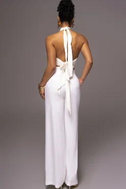 Off White Waverly Linen Trousers*JLUXLABEL Clearance