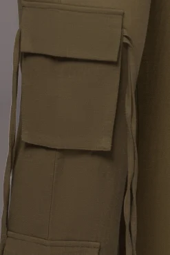 Olive Better Half Linen Utility Pants*JLUXLABEL Fashion