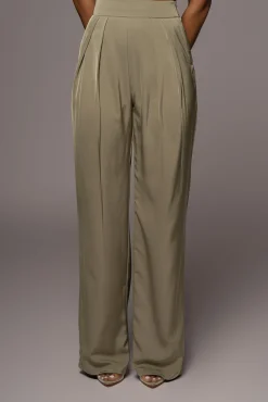 Olive Candice Trousers*JLUXLABEL Clearance