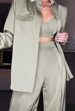 Olive Candice Trousers*JLUXLABEL Clearance