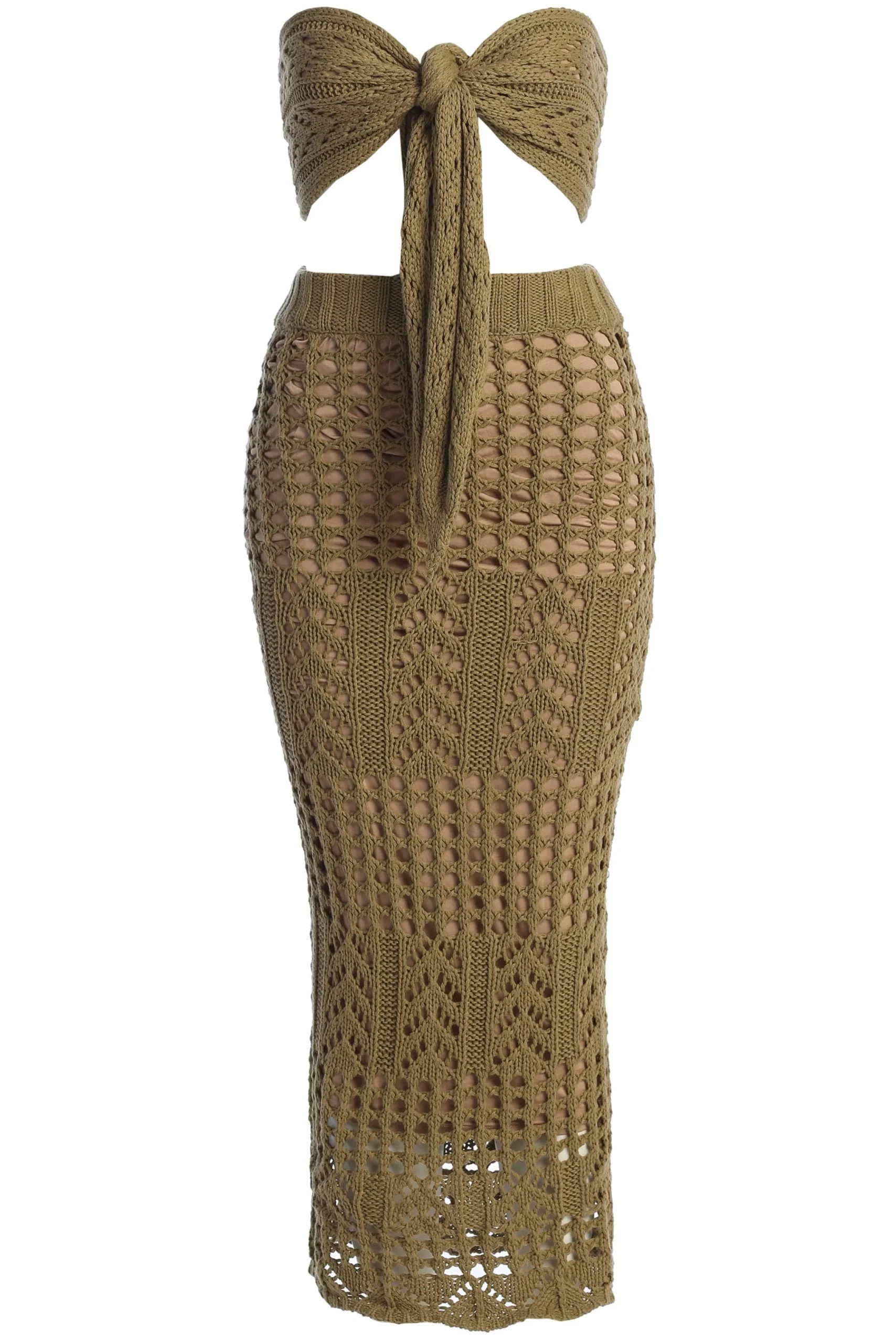 Olive Caribbean Skies Skirt Set*JLUXLABEL Sale