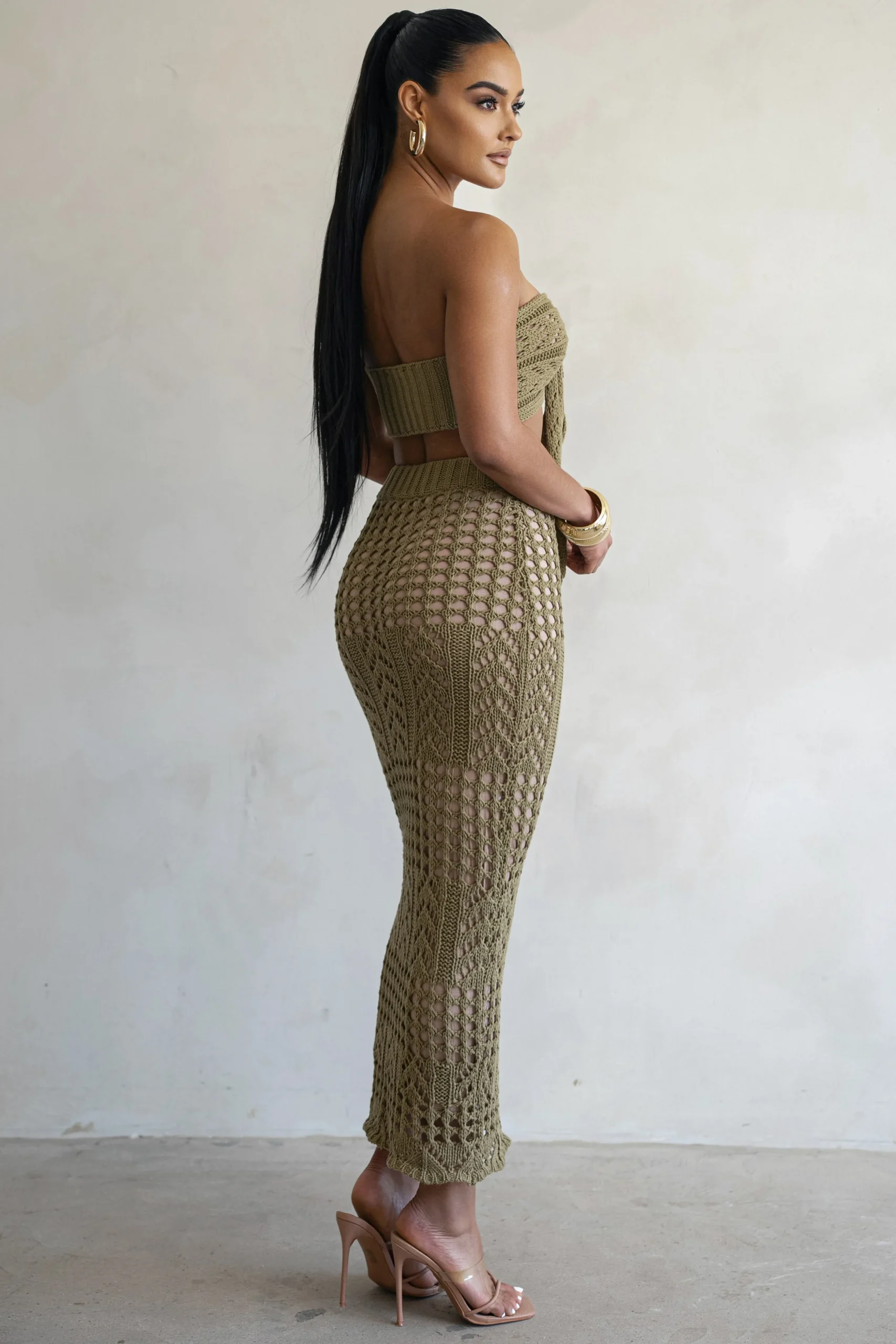 Olive Caribbean Skies Skirt Set*JLUXLABEL Sale