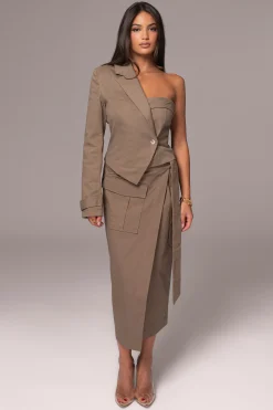 Olive City Life Cargo Skirt*JLUXLABEL Sale