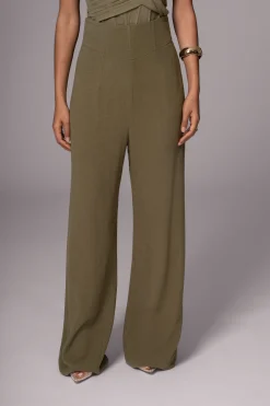 Olive Explorer Linen Pants*JLUXLABEL Fashion