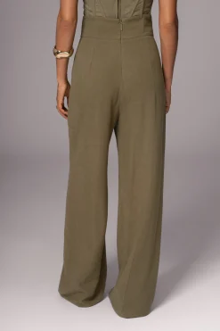 Olive Explorer Linen Pants*JLUXLABEL Fashion