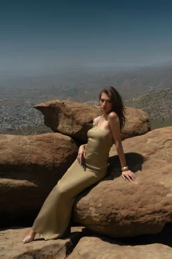 Olive Luxury Living Maxi Dress*JLUXLABEL Hot