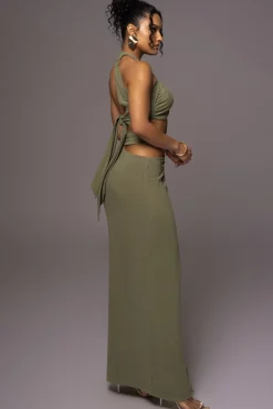 Olive New Age Two Piece Skirt Set*JLUXLABEL Sale