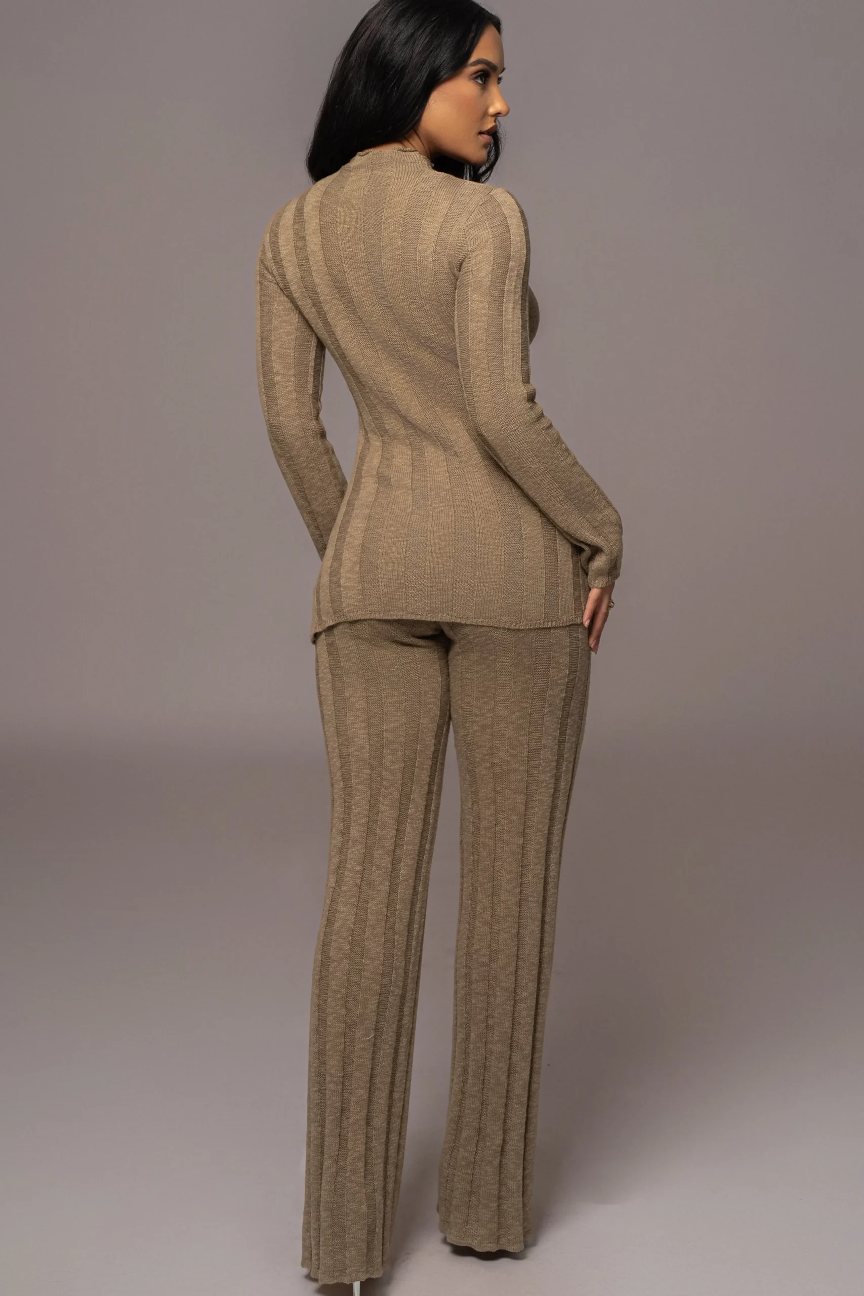 Olive Take A Chance Ribbed Pant Set*JLUXLABEL Clearance