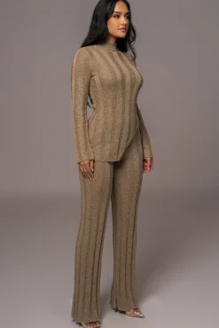 Olive Take A Chance Ribbed Pant Set*JLUXLABEL Clearance