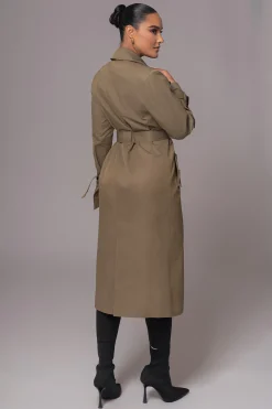 Olive The Classic Trench Coat*JLUXLABEL Hot
