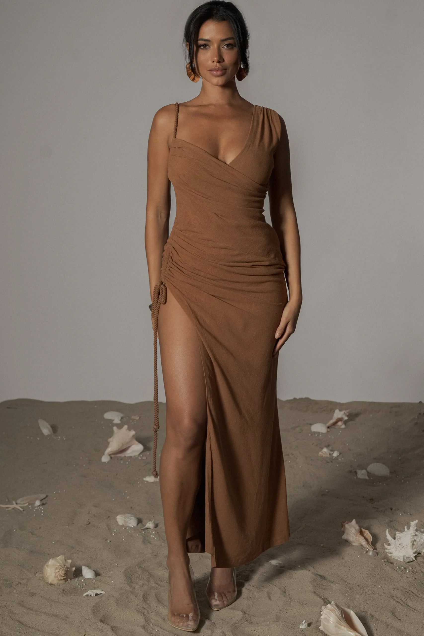 Pecan Dreaming Of Summer Linen Dress*JLUXLABEL Best