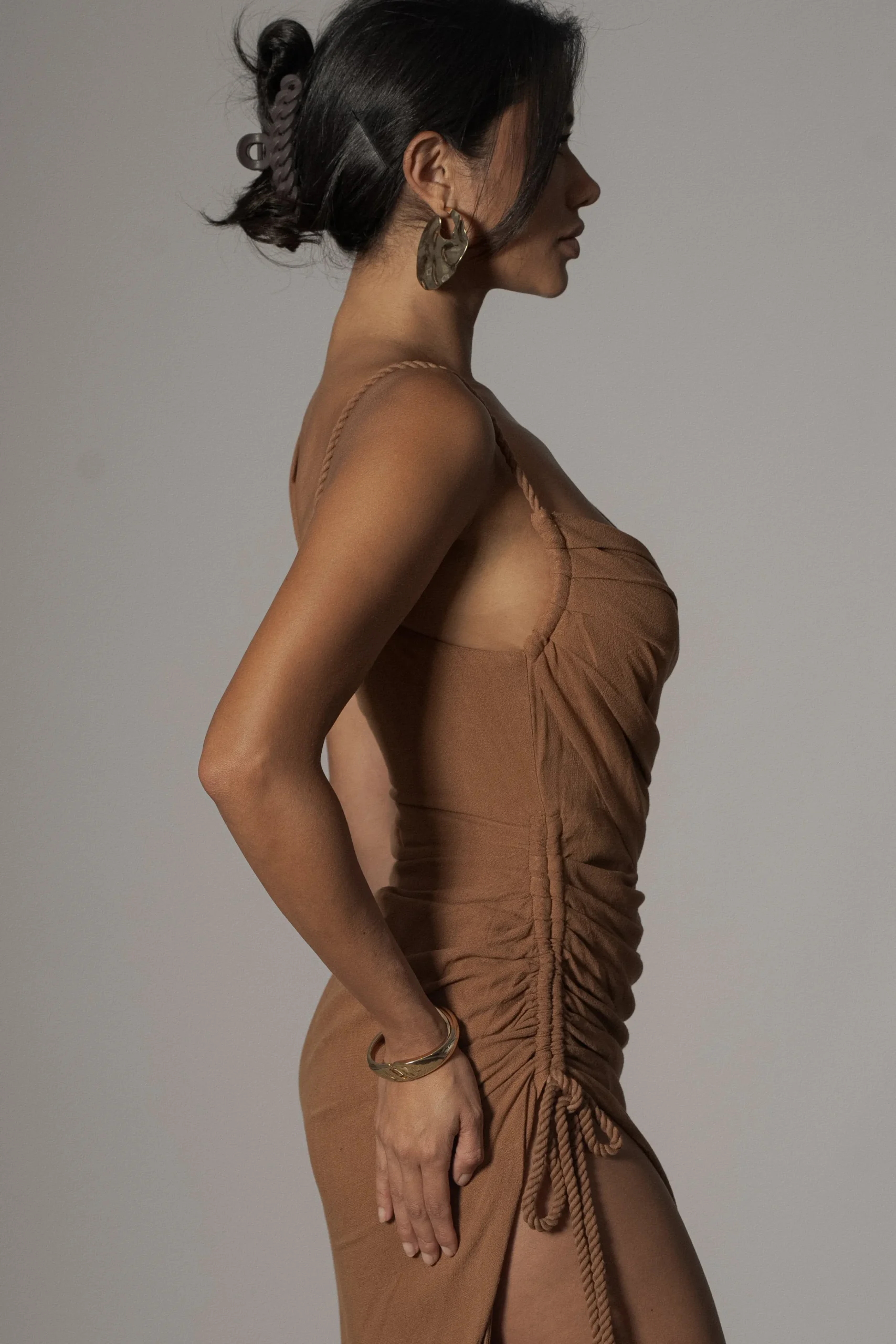 Pecan Dreaming Of Summer Linen Dress*JLUXLABEL Best