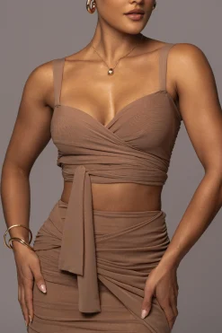 Pecan Extend Your Stay Skirt Set*JLUXLABEL Online