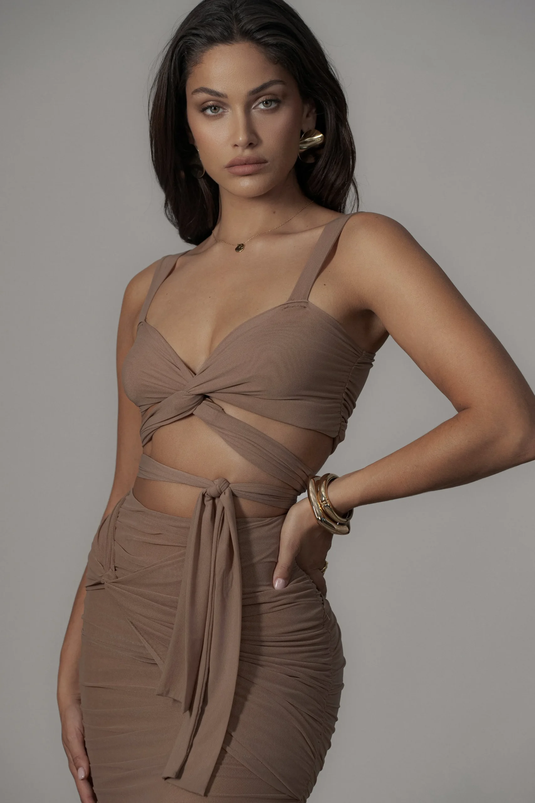 Pecan Extend Your Stay Skirt Set*JLUXLABEL Online