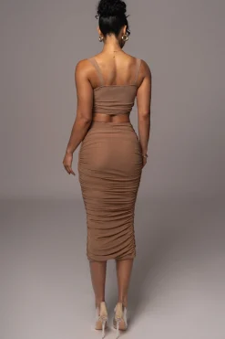 Pecan Extend Your Stay Skirt Set*JLUXLABEL Online