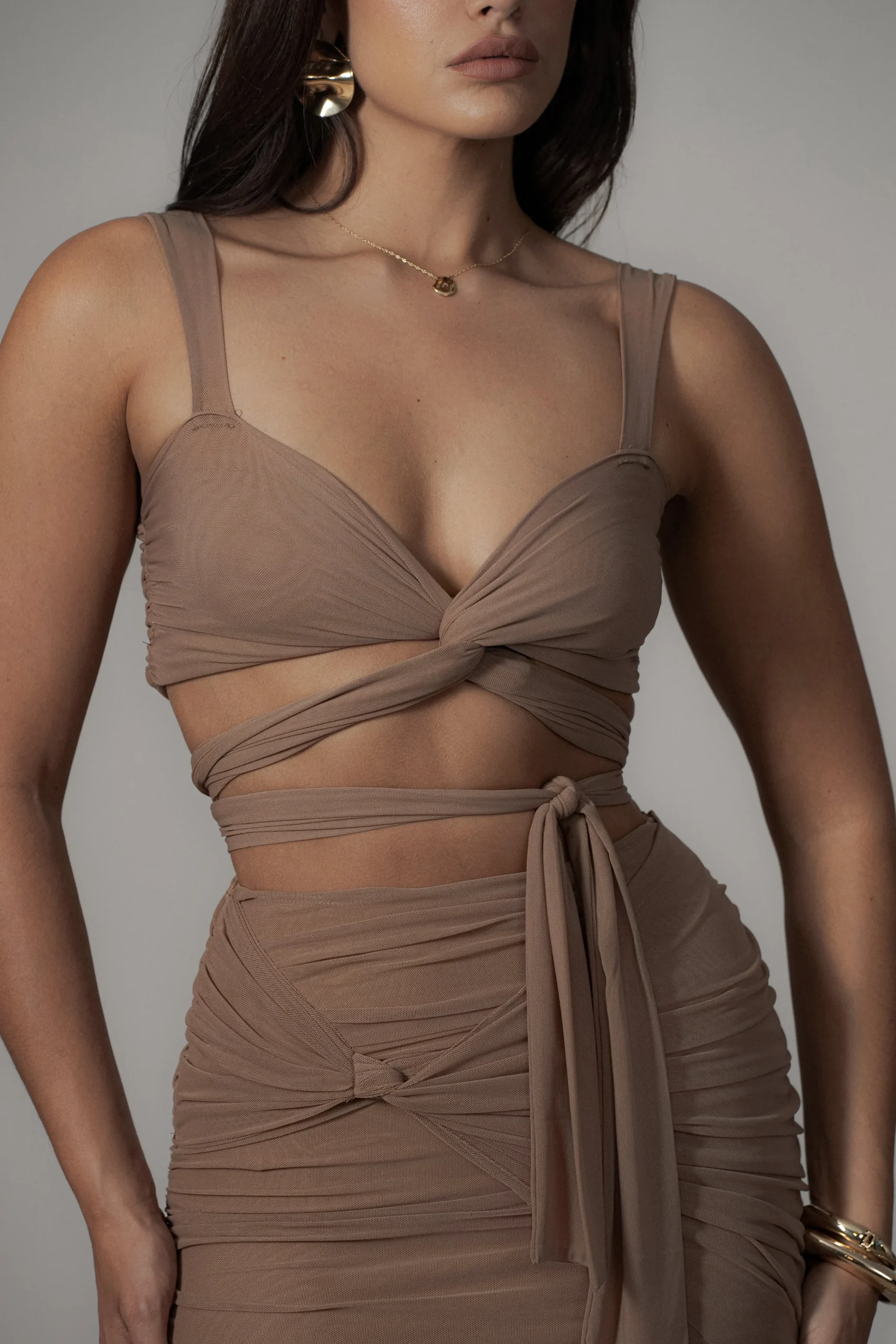 Pecan Extend Your Stay Skirt Set*JLUXLABEL Online