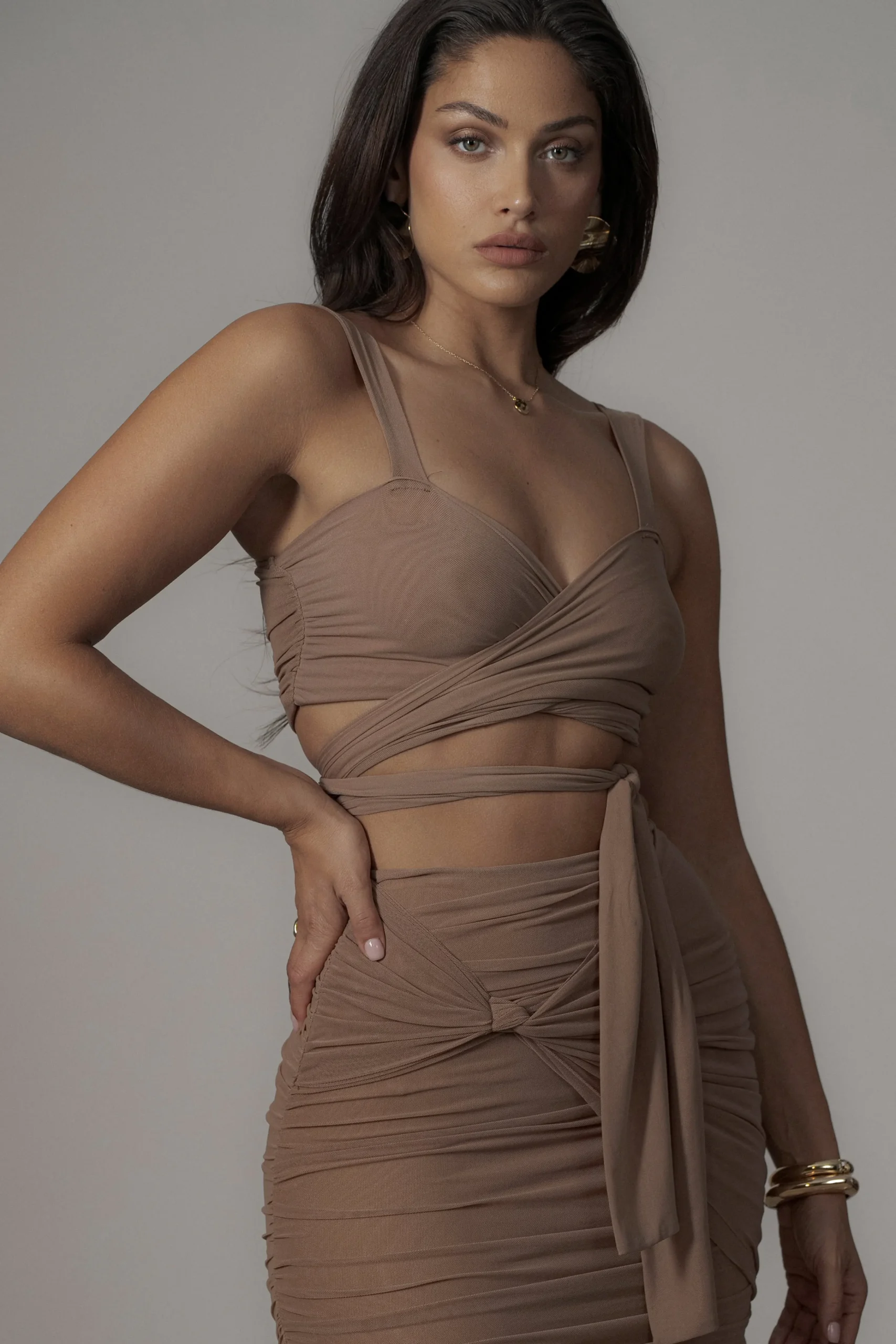 Pecan Extend Your Stay Skirt Set*JLUXLABEL Online