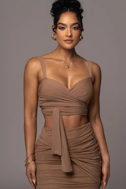 Pecan Extend Your Stay Skirt Set*JLUXLABEL Online