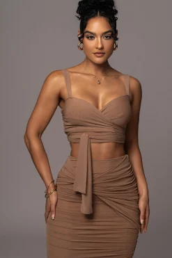 Pecan Extend Your Stay Skirt Set*JLUXLABEL Online