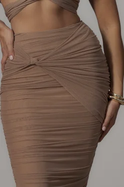 Pecan Extend Your Stay Skirt Set*JLUXLABEL Online