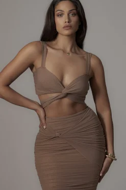 Pecan Extend Your Stay Skirt Set*JLUXLABEL Online