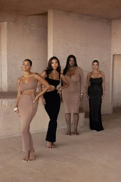 Pecan Look This Way Midi Dress*JLUXLABEL Outlet