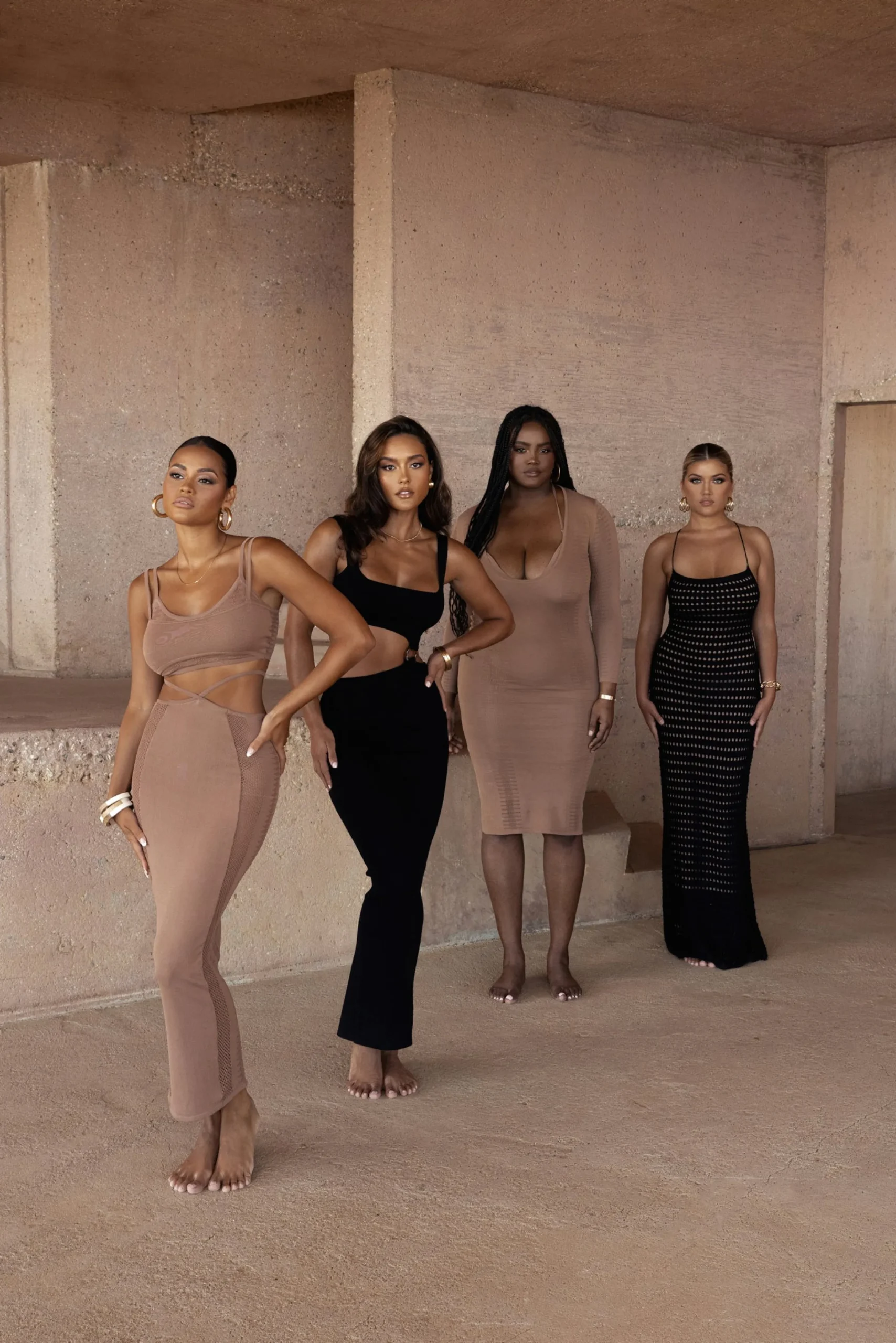 Pecan Look This Way Midi Dress*JLUXLABEL Outlet