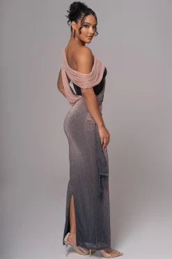 Pink Dusk Celestina Draped Maxi Dress*JLUXLABEL Sale