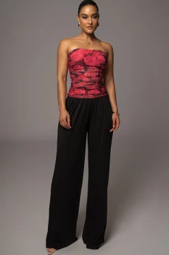 Pink Floral The Riviera Mesh Corset*JLUXLABEL Discount