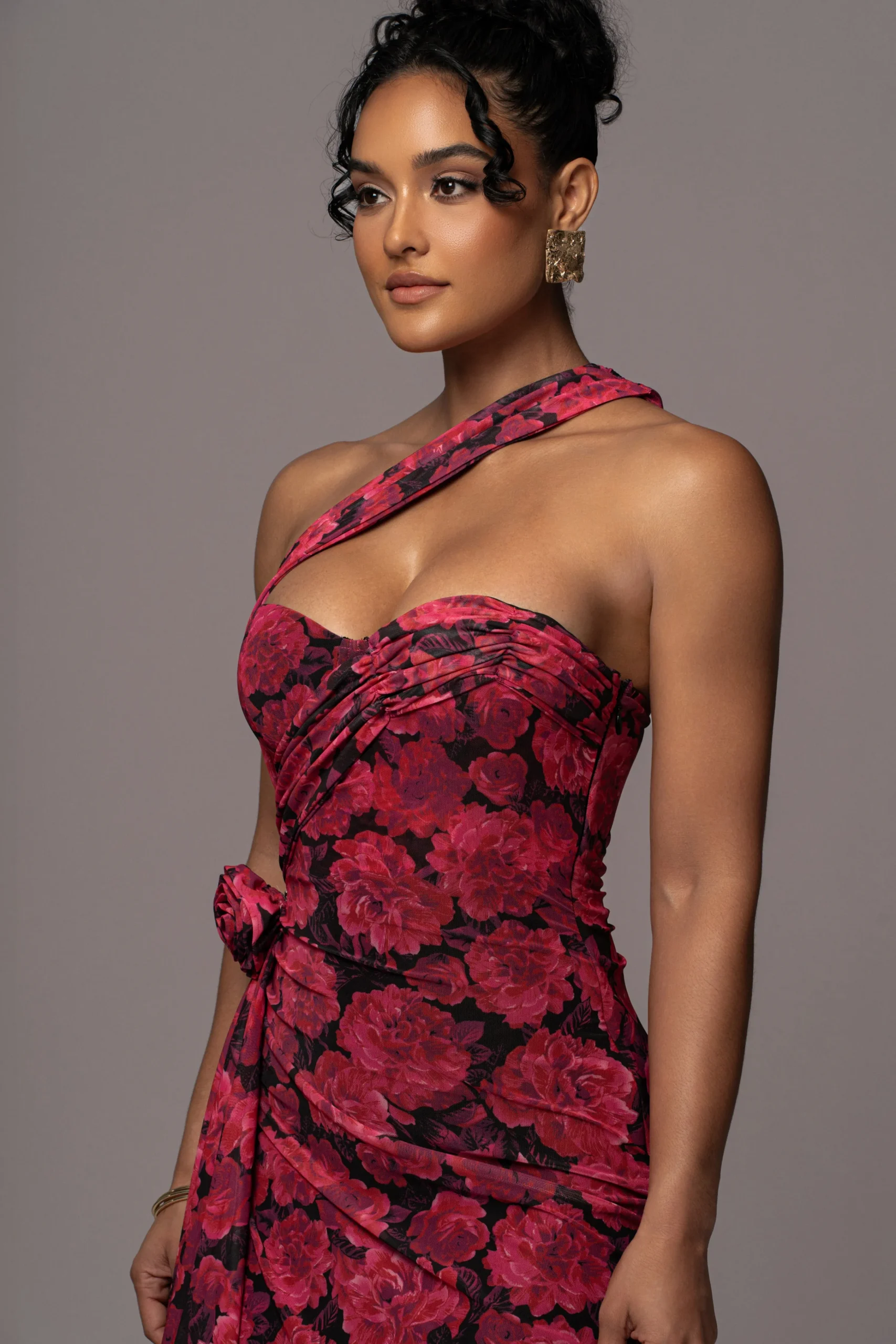 Pink Floral Villa Rosa Maxi Dress*JLUXLABEL Discount