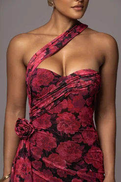 Pink Floral Villa Rosa Maxi Dress*JLUXLABEL Discount