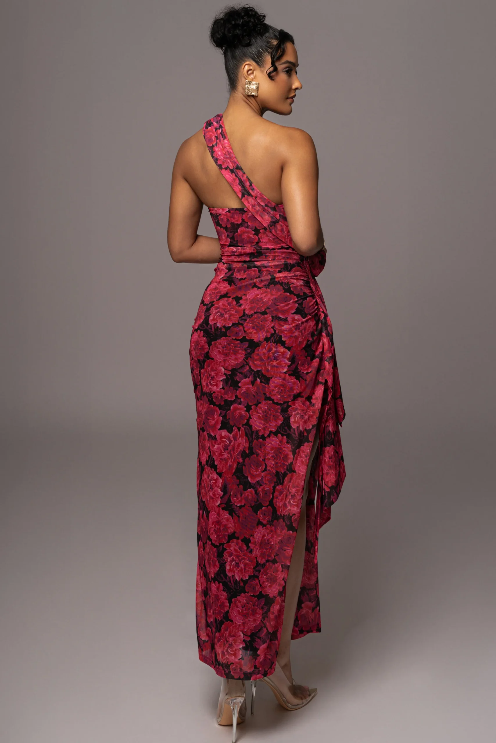 Pink Floral Villa Rosa Maxi Dress*JLUXLABEL Discount