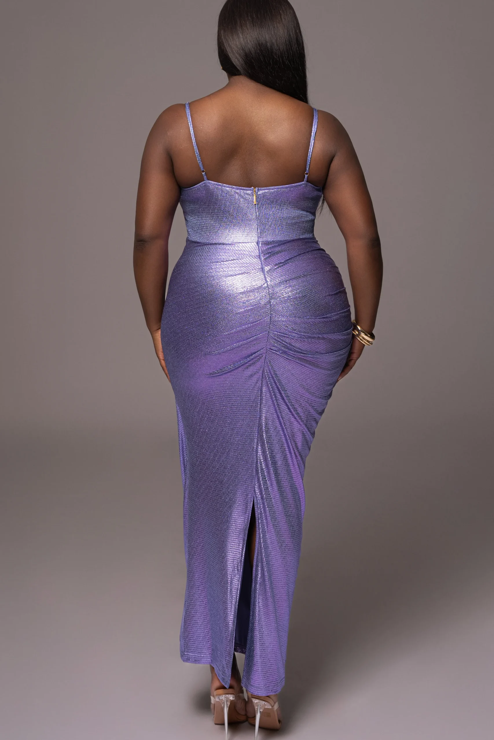 Purple Rubi Cowl Neck Cocktail Dress*JLUXLABEL Outlet