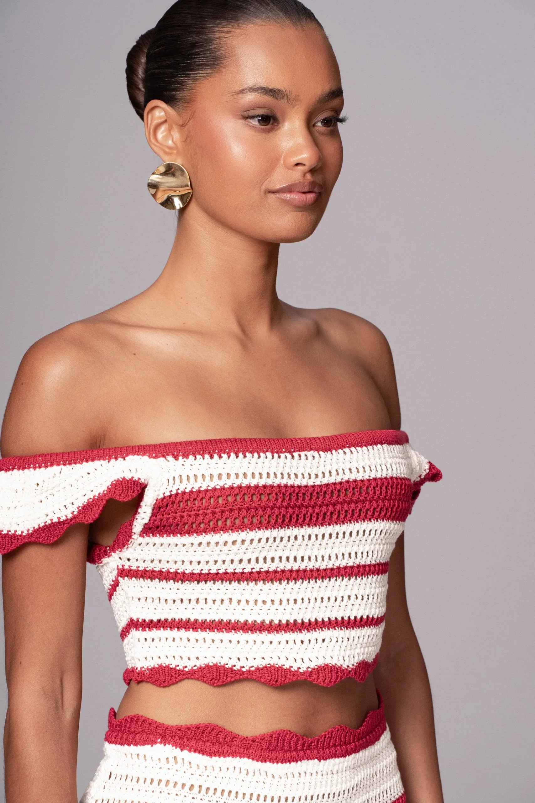 Red Corazon Ruffle Skirt Set*JLUXLABEL Discount