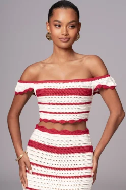 Red Corazon Ruffle Skirt Set*JLUXLABEL Discount