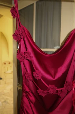 Red Down The Aisle Satin Gown*JLUXLABEL Discount