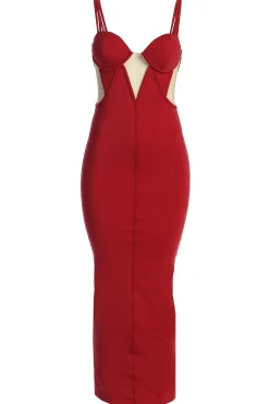 Red Enchantment Bustier Maxi Dress*JLUXLABEL Hot