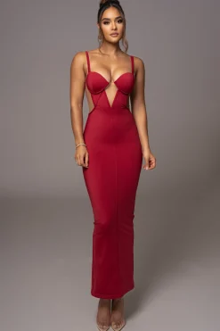 Red Enchantment Bustier Maxi Dress*JLUXLABEL Hot
