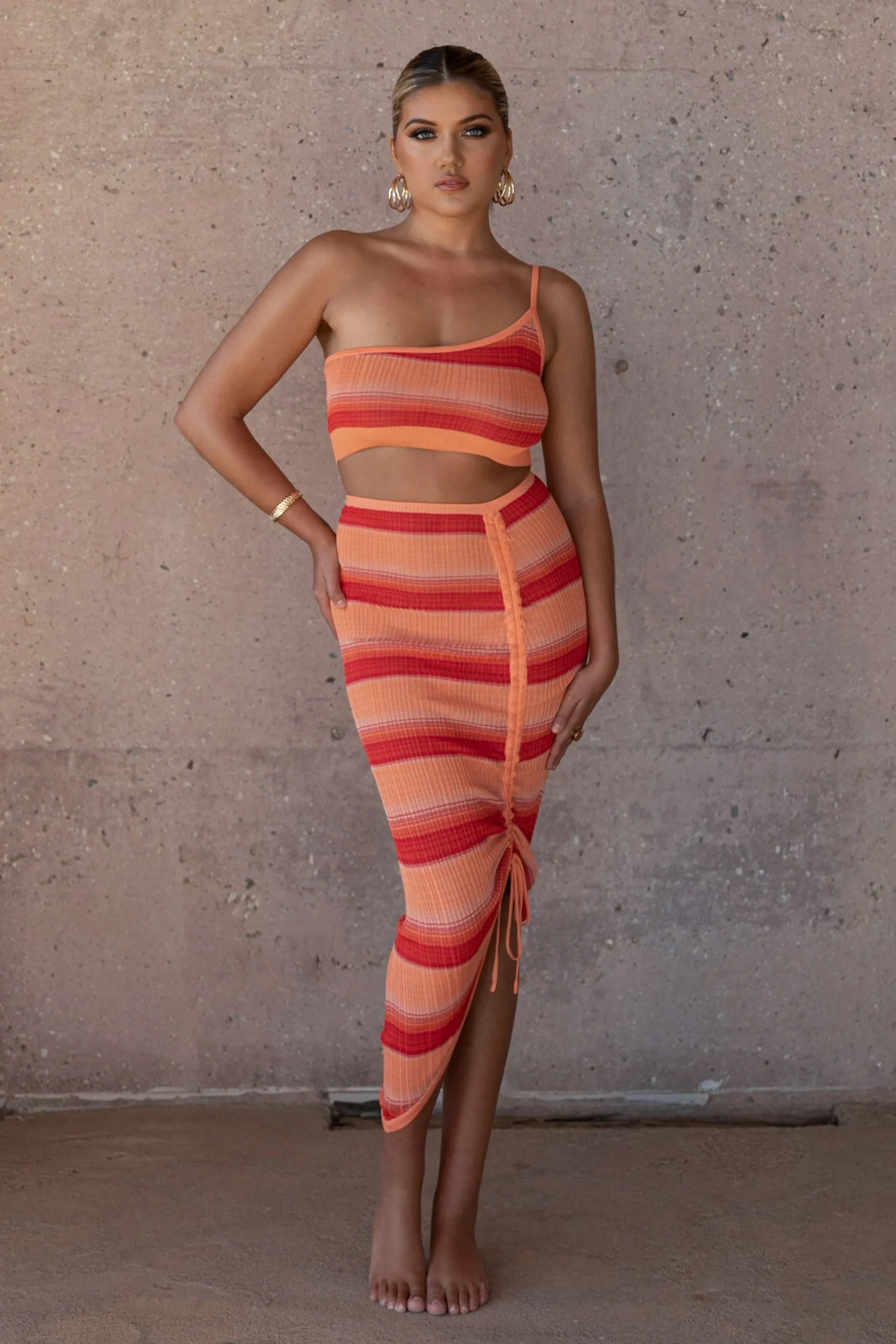 Red Good Times Crop Top*JLUXLABEL Online