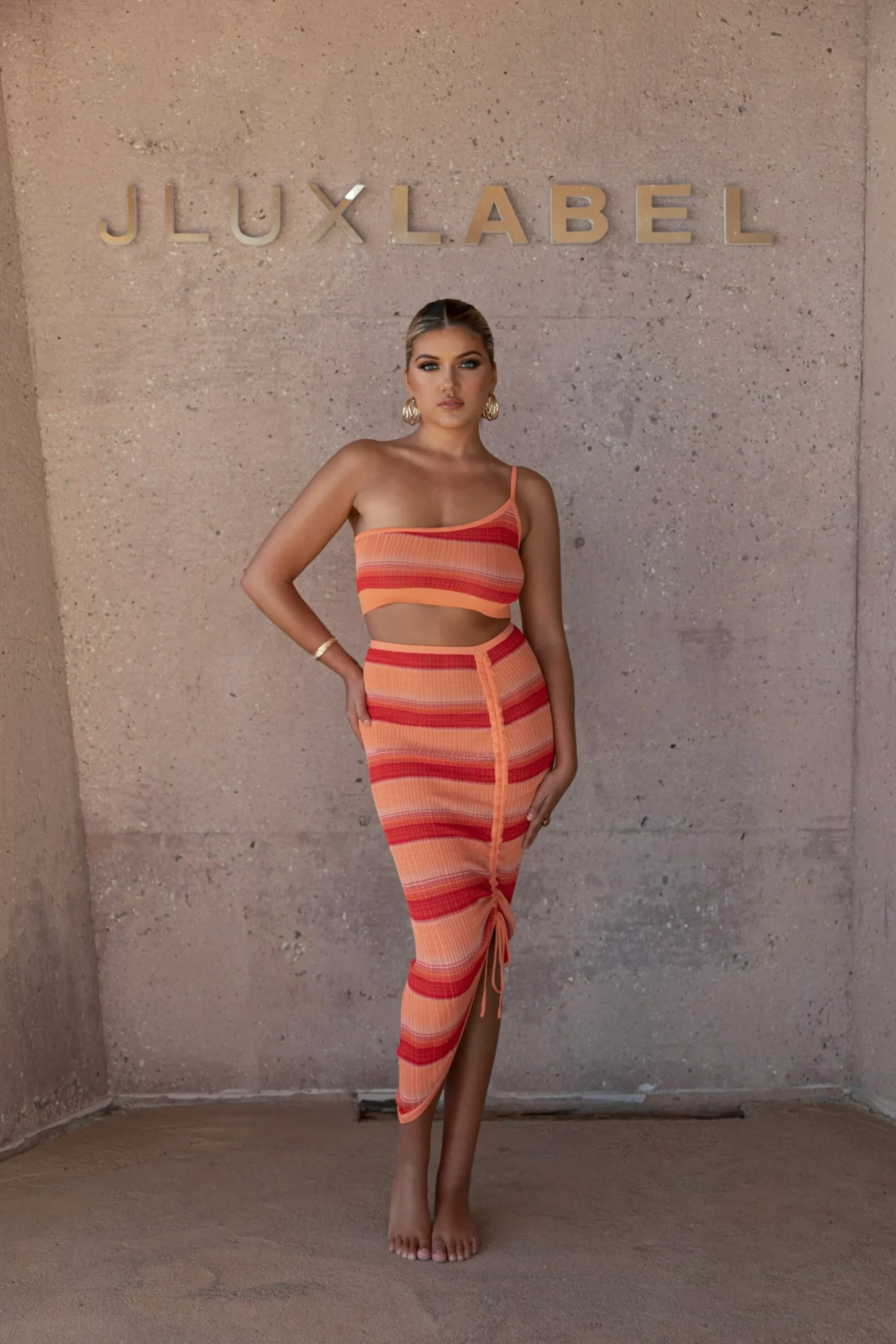 Red Good Times Crop Top*JLUXLABEL Online