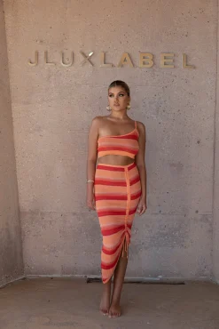 Red Good Times Crop Top*JLUXLABEL Online