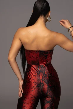 Red Stay the Night Corset*JLUXLABEL Online