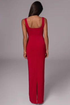 Red/Orange Keidi Reversible Maxi Dress*JLUXLABEL Sale