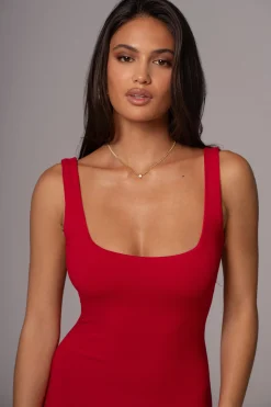 Red/Orange Keidi Reversible Maxi Dress*JLUXLABEL Sale