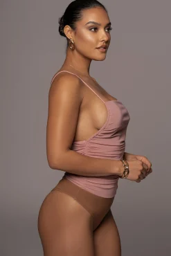 Rose Destrie Ruched Bodysuit*JLUXLABEL Sale