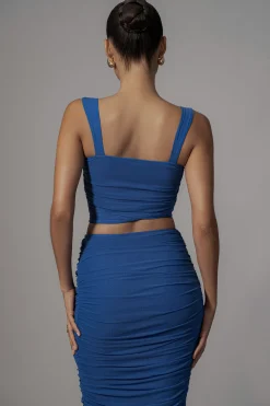 Royal Blue Extend Your Stay Skirt Set*JLUXLABEL Sale