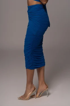 Royal Blue Extend Your Stay Skirt Set*JLUXLABEL Sale