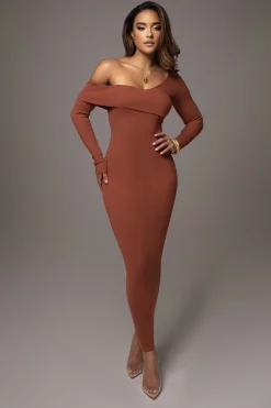 Rust Harper Knit Maxi Dress*JLUXLABEL Best