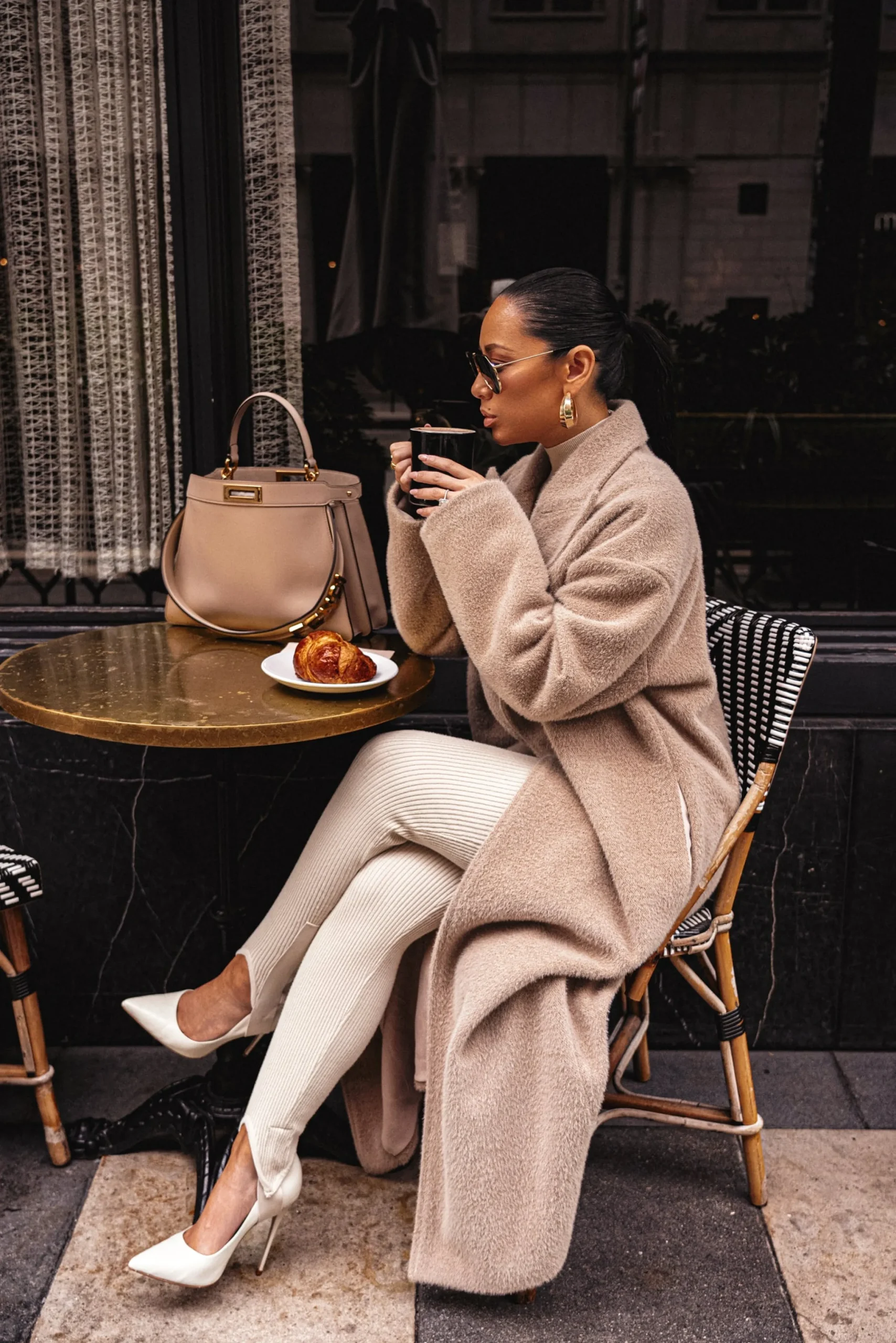 Sand Chelsie Longline Coat*JLUXLABEL Discount