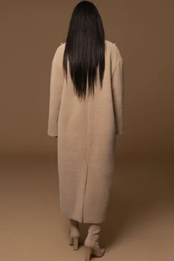 Sand Chelsie Longline Coat*JLUXLABEL Discount